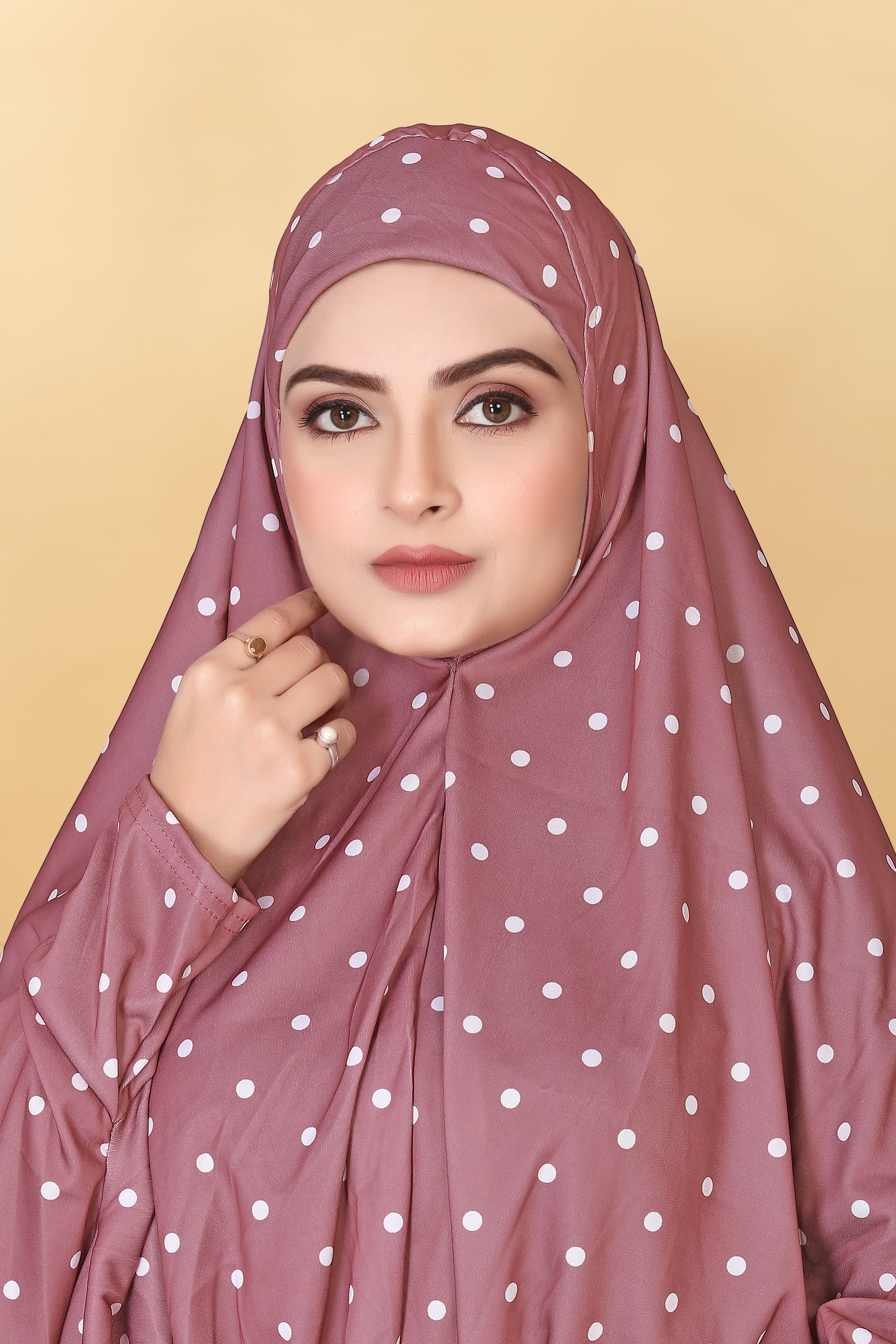 Muslim Wear Printed Sleeve Hijab Rumali