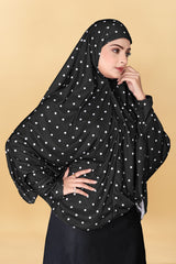 Muslim Wear Printed Sleeve Hijab Rumali