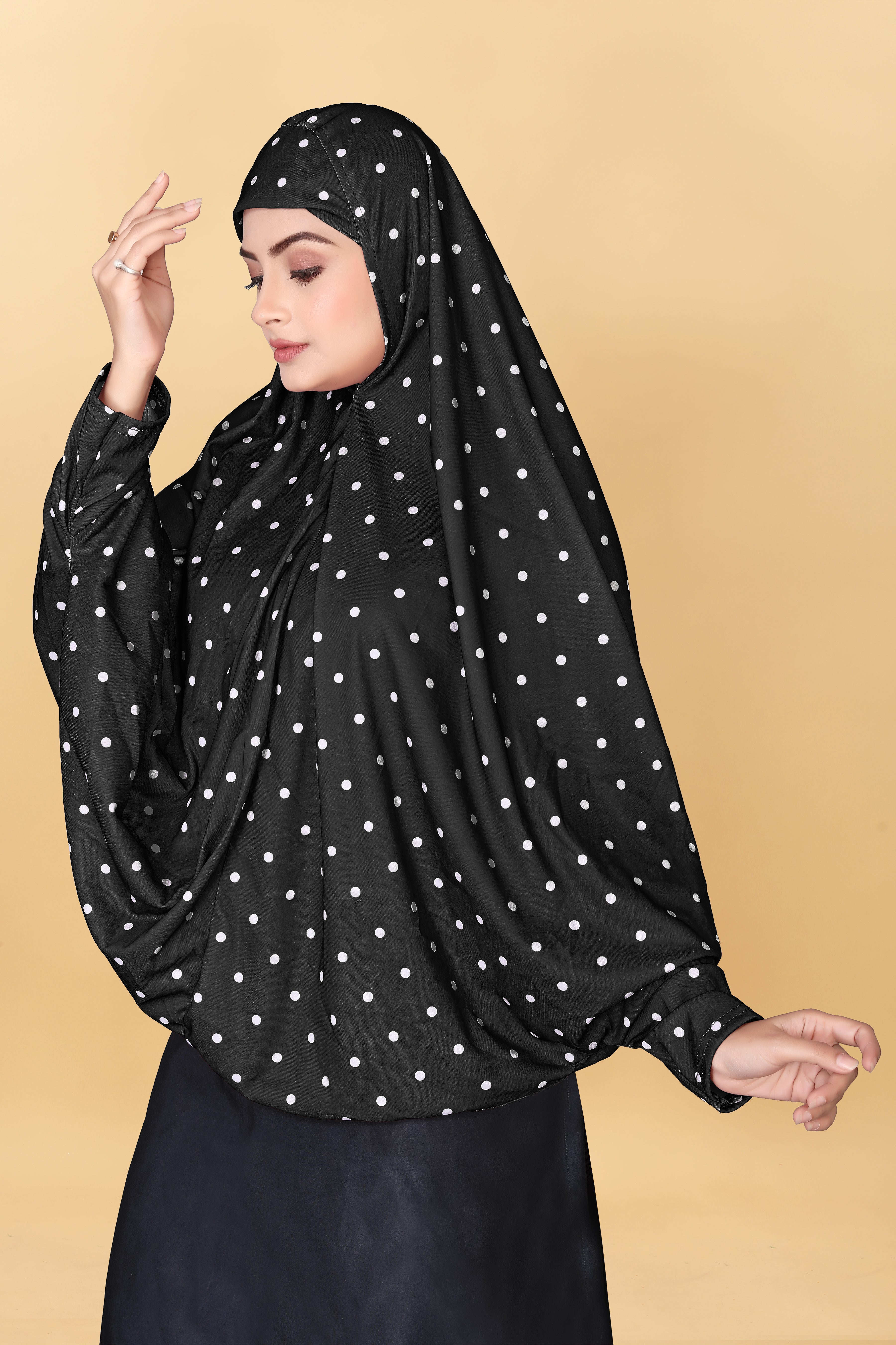 Muslim Wear Printed Sleeve Hijab Rumali