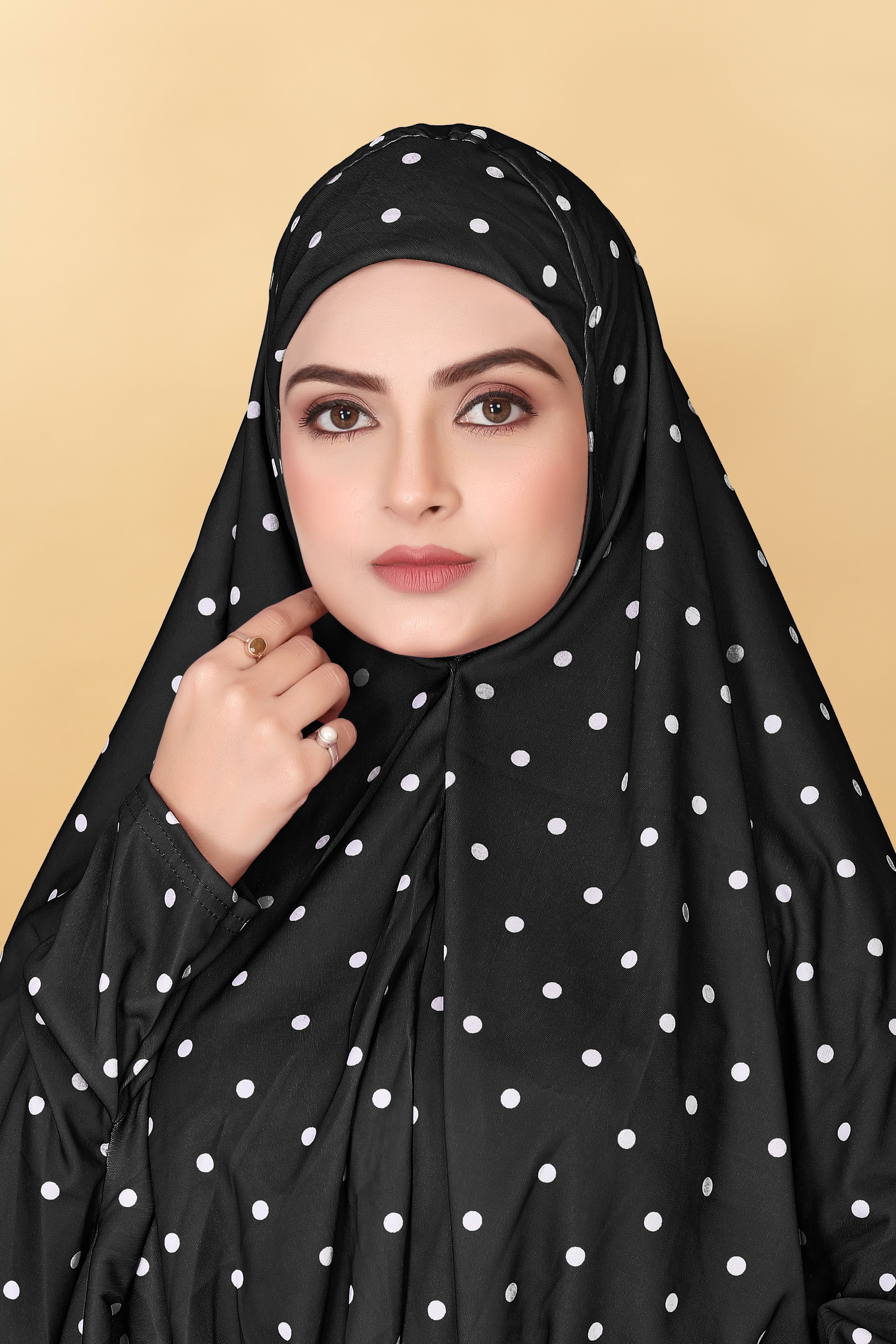 Muslim Wear Printed Sleeve Hijab Rumali