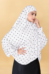 Muslim Wear Printed Sleeve Hijab Rumali