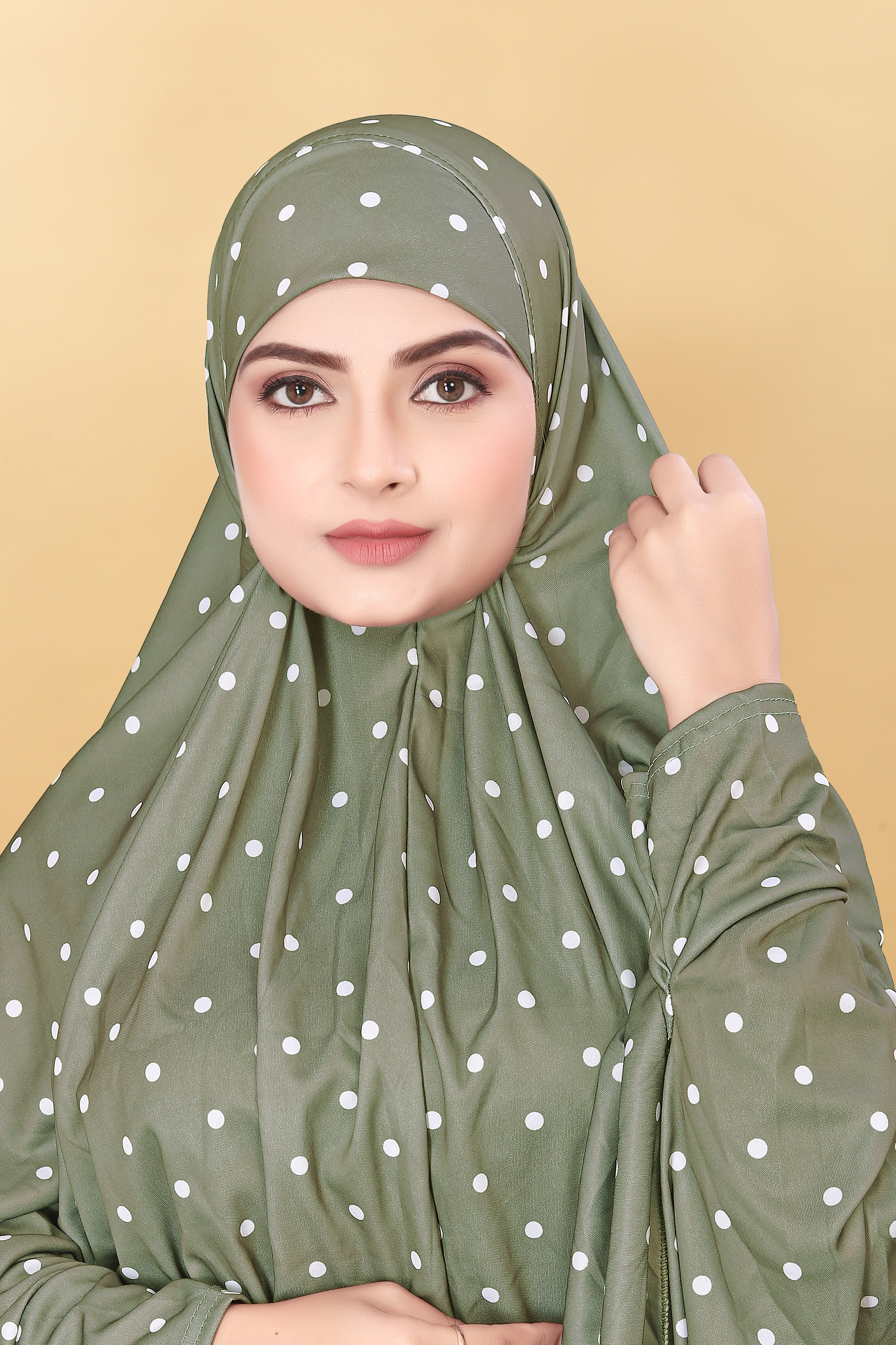 Muslim Wear Printed Sleeve Hijab Rumali