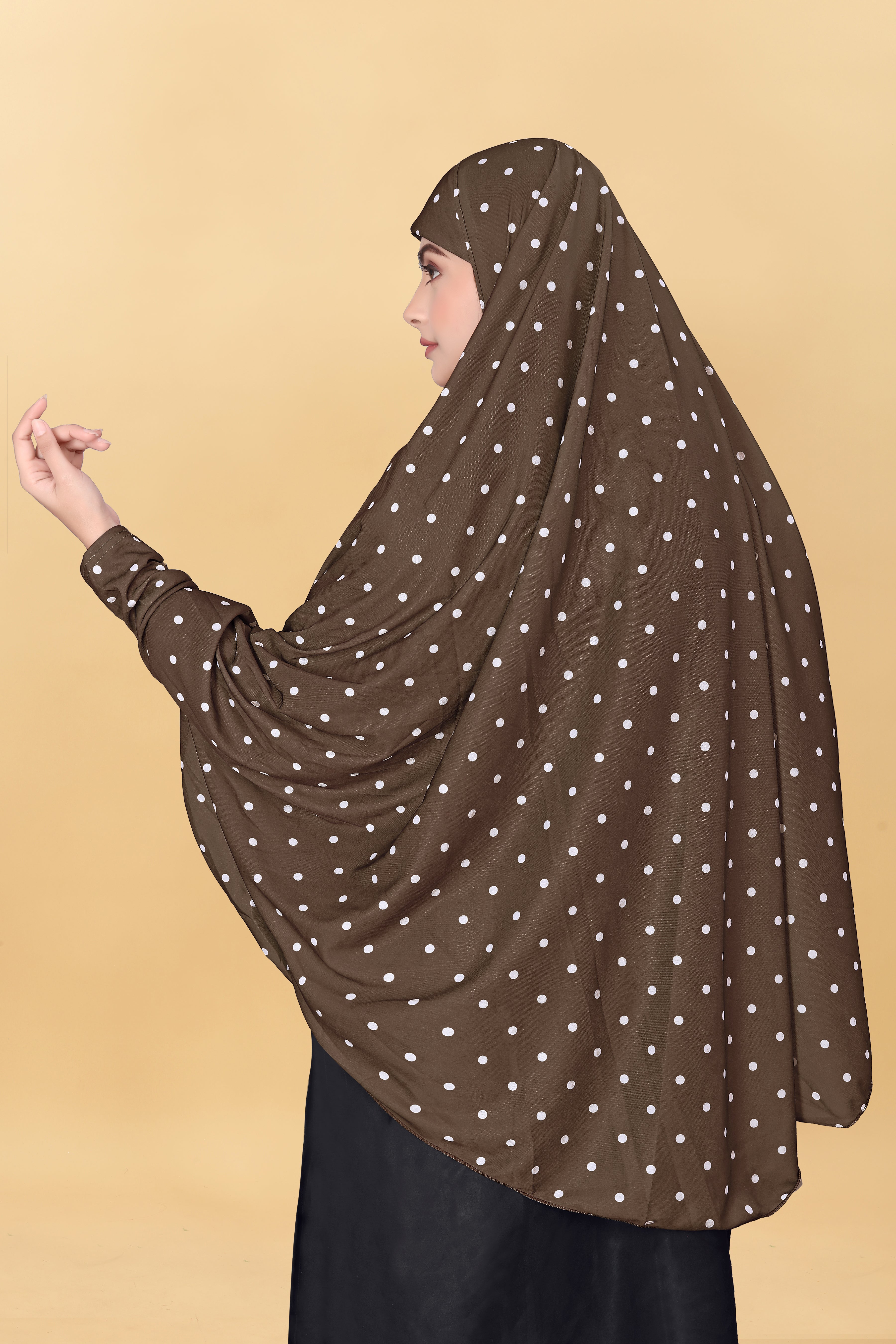 Muslim Wear Printed Sleeve Hijab Rumali