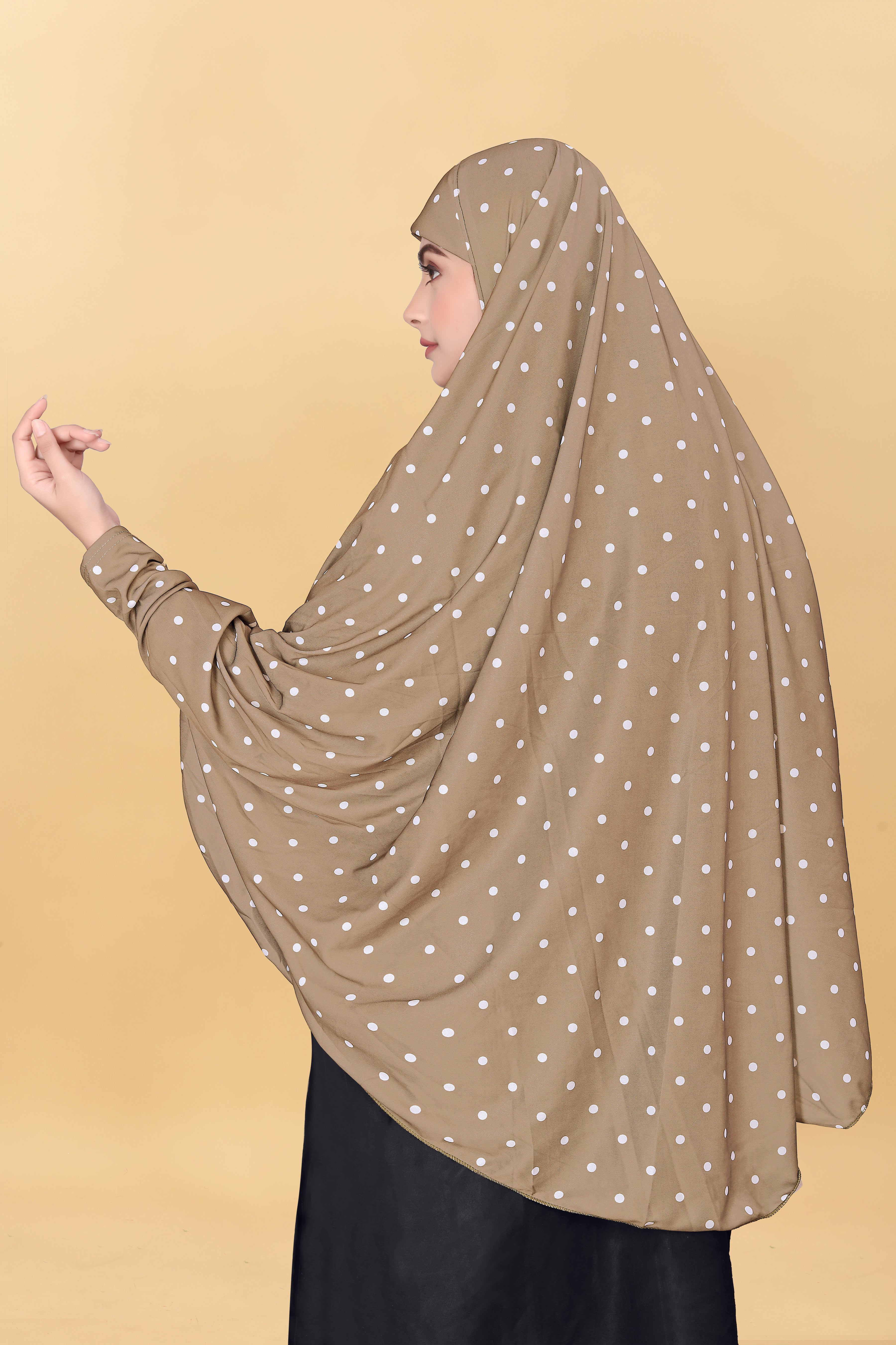 Muslim Wear Printed Sleeve Hijab Rumali