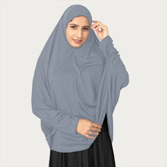 Modest Grey Scarf And Hijab