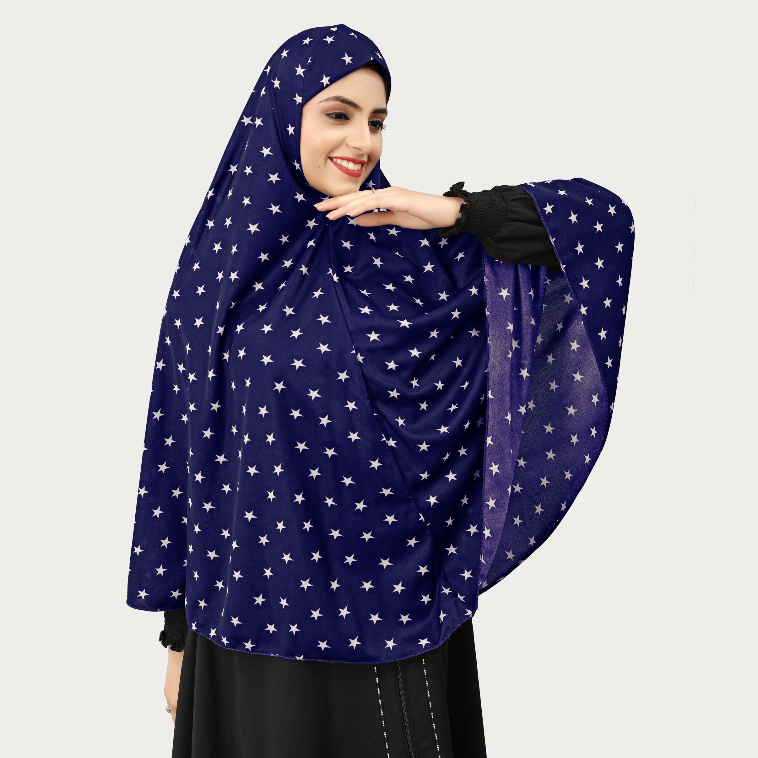 Muslim Wear Printed Namaz Hijab Free Size