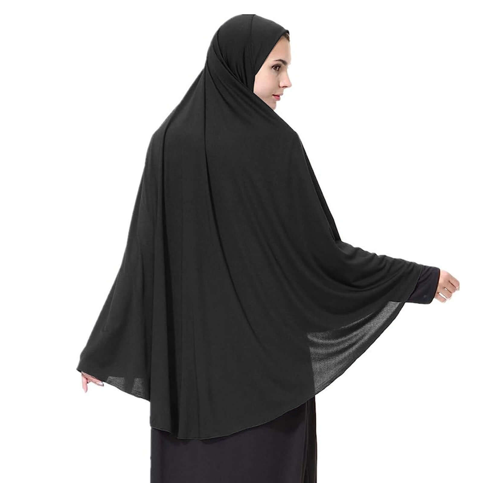 Muslim Wear Namaz Hijab (Black)