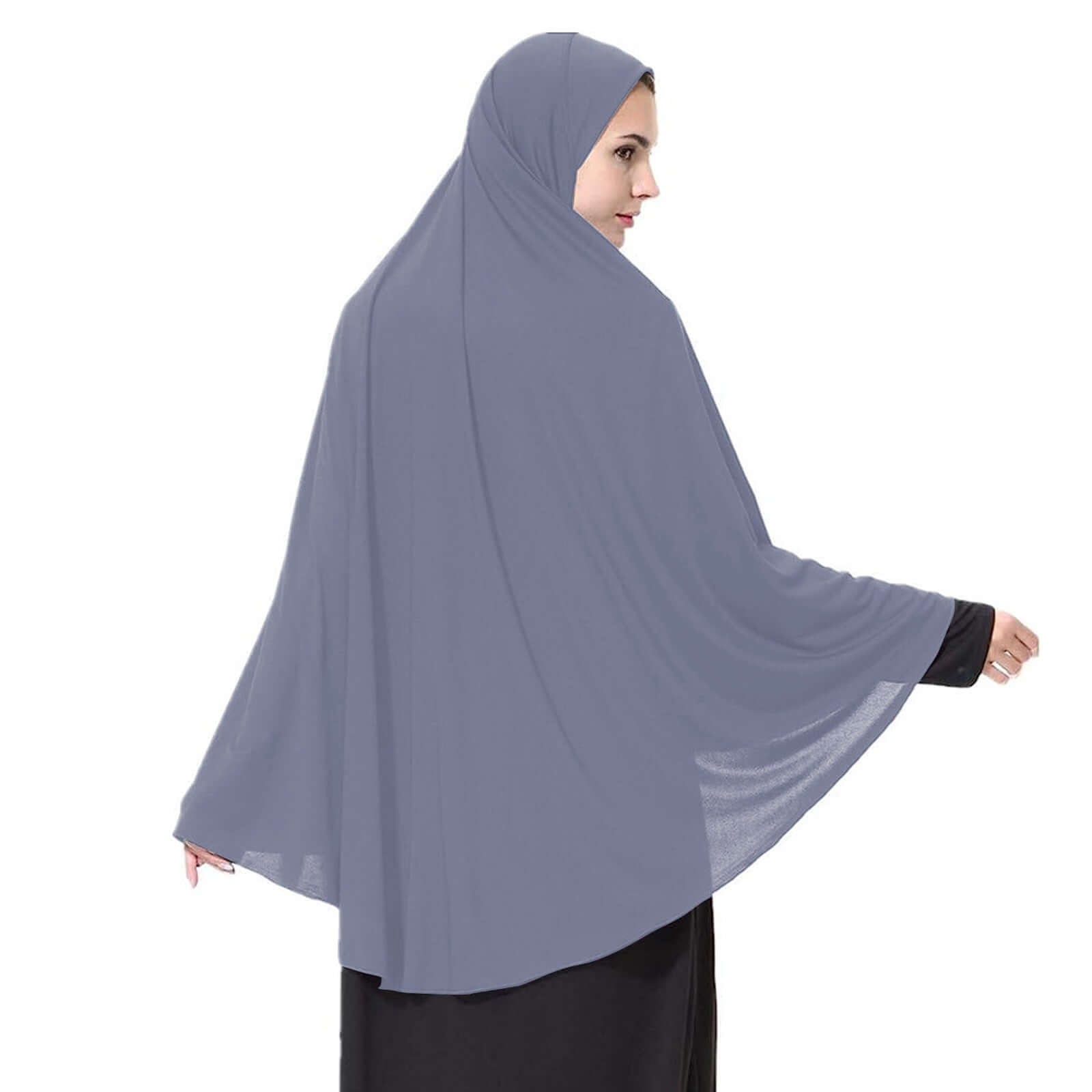 Muslim Wear Namaz Hijab (Grey)