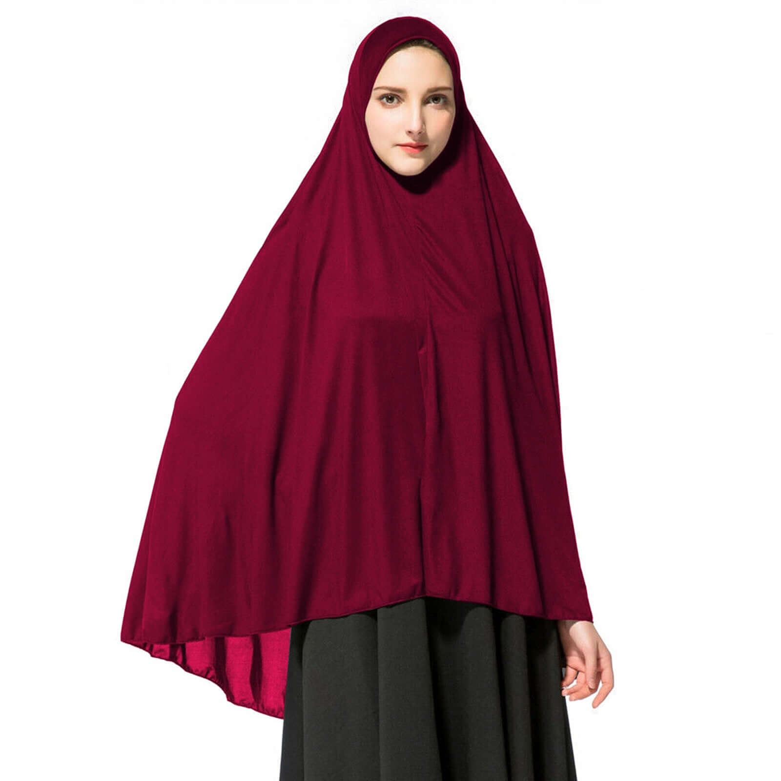 Muslim Wear Namaz Hijab (Red)