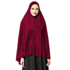 Muslim Wear Namaz Hijab (Red)