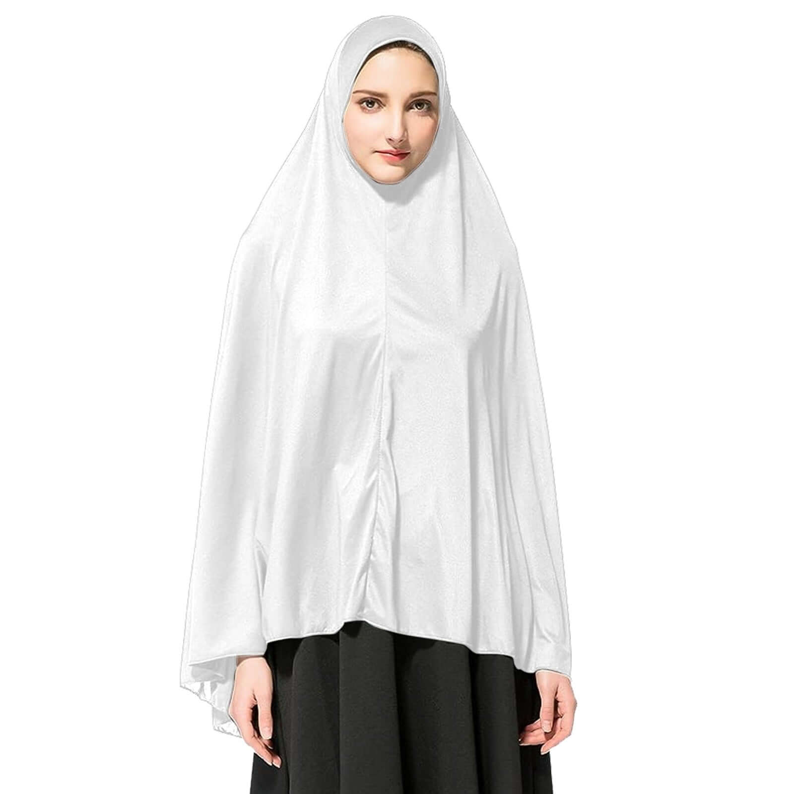 Muslim Wear Namaz Hijab (White)